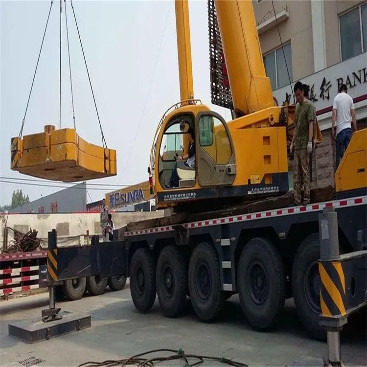 通海口镇当地吊车出租|机器吊装|75吨|工厂搬迁服务